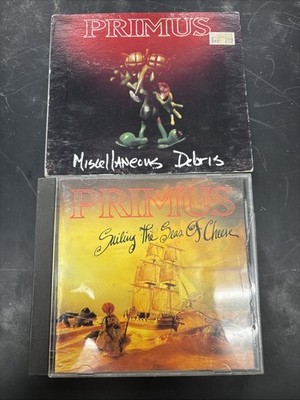 Primus Cd Lot Sailing Seas Of Cheese Miscellaneous Debris Bundle 90s Rock