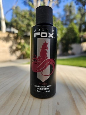 Arctic Fox Wrath 4 fl oz. Semi-Permanent Vegan Hair Dye Color Cruelty Free