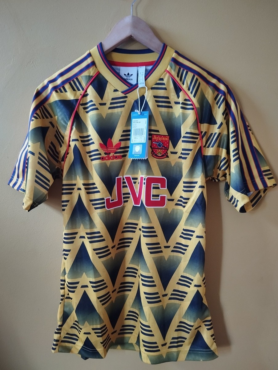 Arsenal Away Jersey 91-93 Official adidas Rerelease 2019 for sale