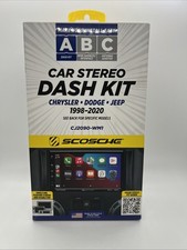 Scosche- Dash Kit For Car Stereo Crysler Jeep Dodge 1998-2020