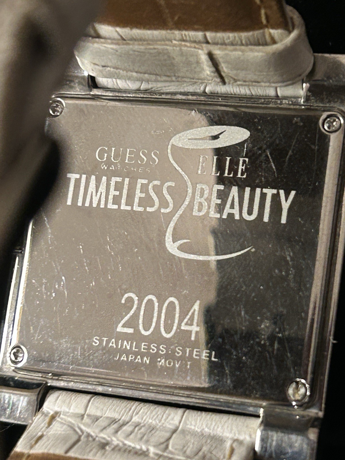 Guess Timeless Beauty 2004 Rectangular Watch Crys… - image 5