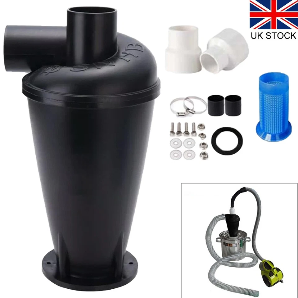 Cyclone Filter Dust Collector Woodworking Dust Extractor Separator for Vacuums