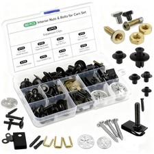 80 Blechmutter Schraube Mutter Clip Kit, Auto Befestigungsbox Set