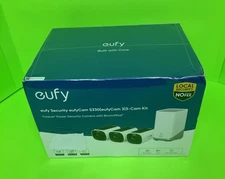 eufy S330 eufyCam 3 Wireless 4K Security Camera Integrated Solar Panel 3-Cam Kit