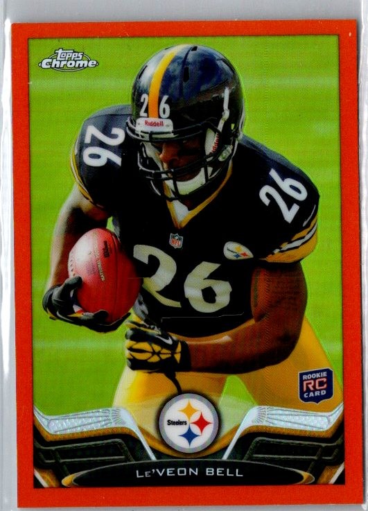 2013 Topps Chrome #198 Le'Veon Bell Orange Refractors