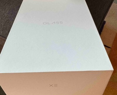GOOGLE Glass XE-C Explorer Edition Charcoal Gray Set + Extra Set Glasses/Pouch 