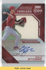 2016 Panini Elite Extra Edition Red 11/49 Cole Stobbe #FTSA-CS Auto READ 2r7