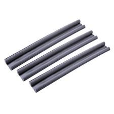tishita 3pcs Under Door Draft Blocker Black Front Air Draft Stopper Reduce Noise