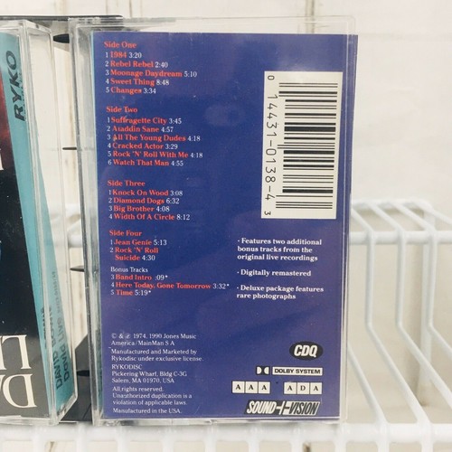 David Bowie DAVID LIVE at the TOWER PHILADELPHIA Double Cassette RYKO rac2013839 - Picture 5 of 12