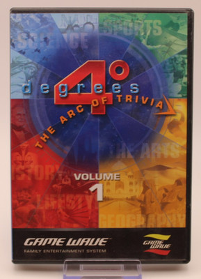 4 Degrees The Arc Of Trivia Volume 1 Game Wave Family Entertainment System..