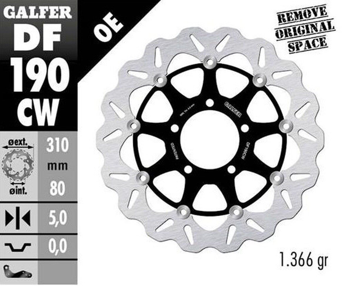 Disque de frein avant Kawasaki Z800 en acier inoxydable haute performance pour moto