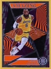 Lebron James 2021-22 Illusions Amazing #5 Los Angeles Lakers