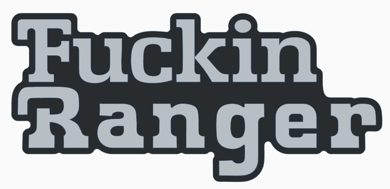 Ford Fuckin Ranger custom emblem pair - Danger Ranger pair | eBay