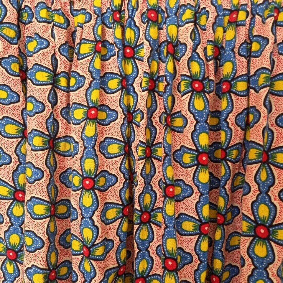 Bright Floral Print Short Mini Skirt UK 12 Elastic Waist eBay