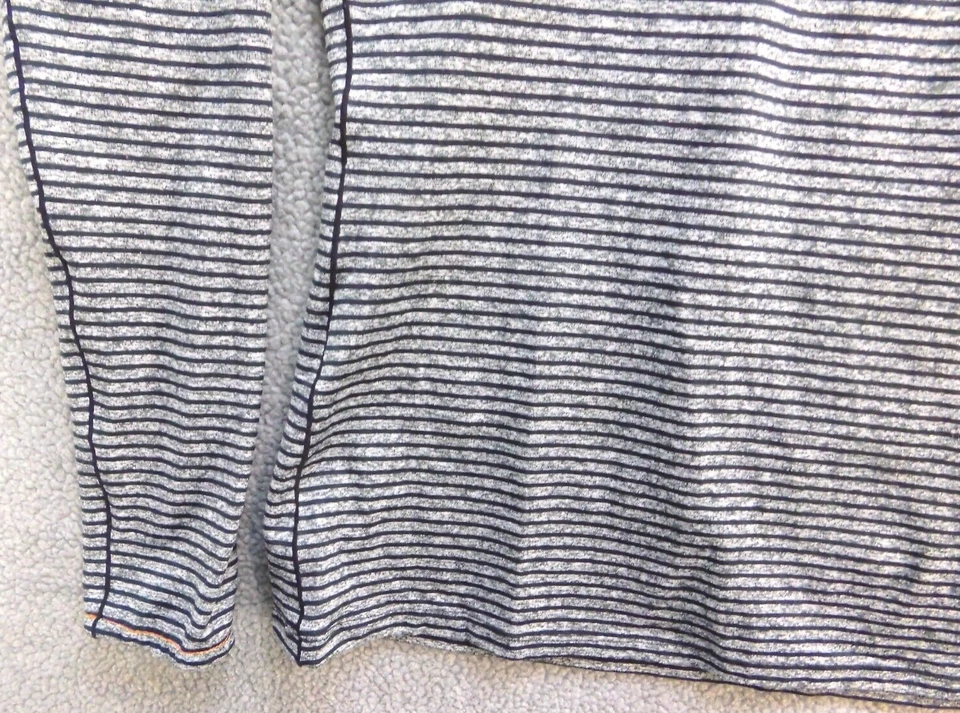 Pullover Zoot Performance para mujer M gris a rayas manga larga 1/4 cremallera Foto 4 de 4