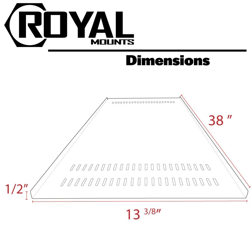 *OPEN BOX* Royal Racks™ ROY2247 (4) Side Panels for Royal ROY2216 42U A ...
