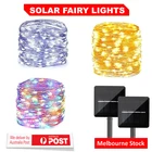 100/300 LED Solar Fairy String Light Copper Wire Outdoor Waterproof Garden Decor