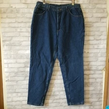 Vintage Gitano Mom Jeans Relaxed Fit Tapered Leg 20W Avg 100% Cotton (38x32)