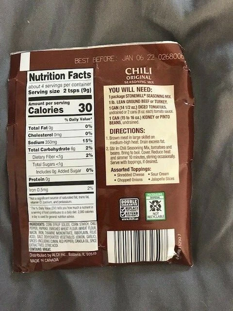 Chili packet 2024