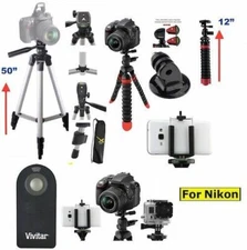 50" PRO TRIPOD +12" FLEX PRO  TRIPOD  FOR NIKON D3000 D3100 D3200 D3300 D5000