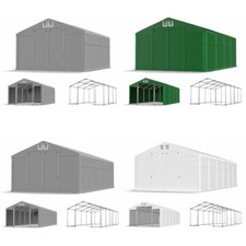 LAGERZELT 4x6 - 8x12 / H&ouml;he 2,5M Zelthalle Weidezelt NEU DasCompany PVC W