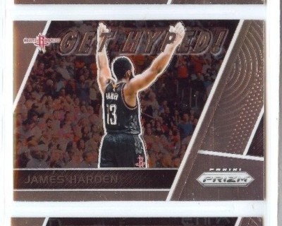 JAMES HARDEN 2017-18 PANINI PRIZM GET HYPED #GH-JH HOUSTON ROCKETS