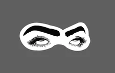 Eye Roll Sticker Attitude Waterproof Girl Funny Beauty Gift NEW