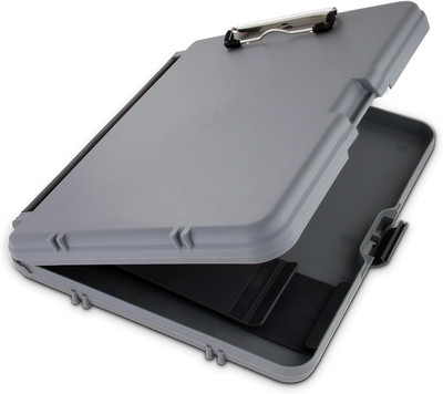 Workmate 00470 Plastic Storage Clipboard - Gray, Letter Size Plastic Form Holder