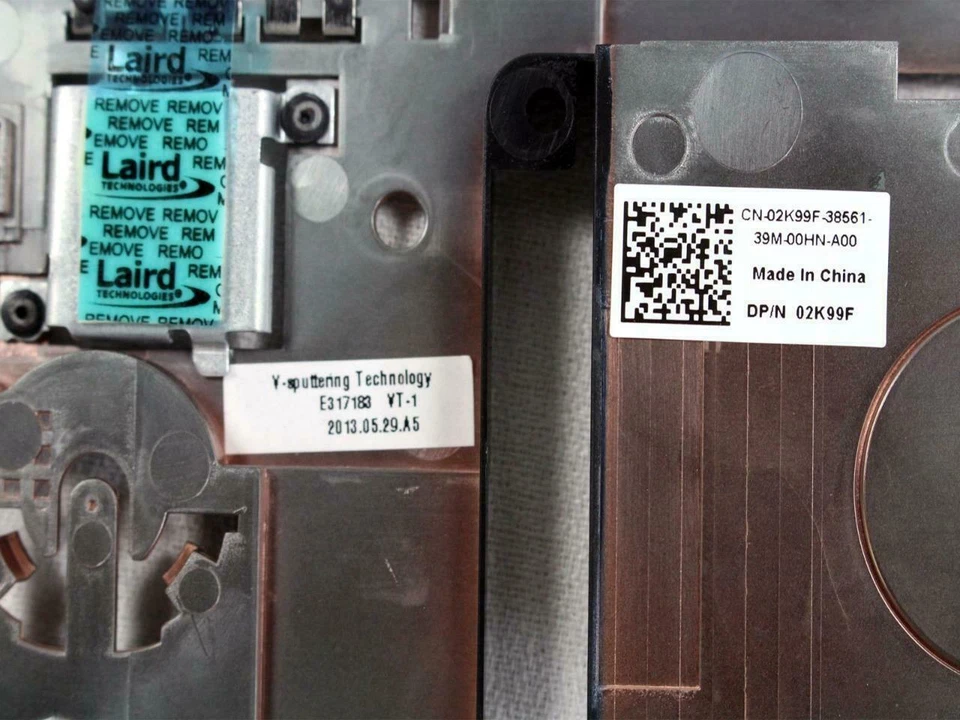 LOTE x 5 OEM Original Dell Vostro 3300 13.3" Plateado Laptop Base Estuche 2K99F Foto 4 de 4