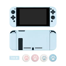 GeekShare Protective Case Slim Cover for Nintendo Switch + 4PCS Thumb Grip Caps