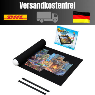 Lavievert Puzzle-Speicher | Filzmatte mit Schlauch & Gummiband