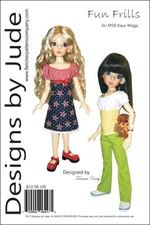 Fun Frills Pattern for 46cm MSD BJD Kaye Wiggs Dolls