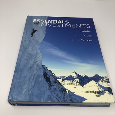 Essentials of Investments Analysis Hardcover Textbook Bodie Kane Marcus