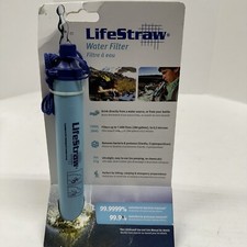 LifeStraw Personal Water Filter for Hiking, Camping, Travel - US seller
