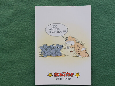 Postcard Uli Stein Zodiac Sagittarius