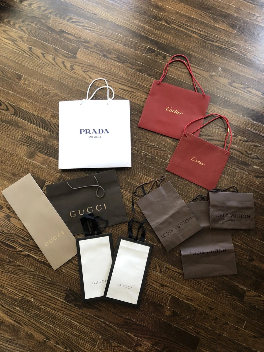 Designer paper shopping bag 10 (Gucci, Cartier, Louis Vuitton, Prada)