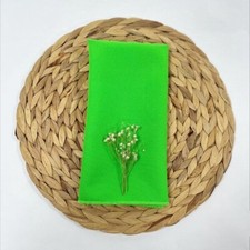 BESPOKE POLYESTER NAPKINS 55 COLOURS DECOR WEDDING EVENT