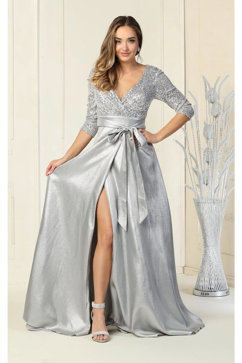 silver mother of the groom dresses