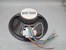 1 NOS  8910T 8  Ceiling Speaker with 25/70 Volt Transformer  Open Box Item 