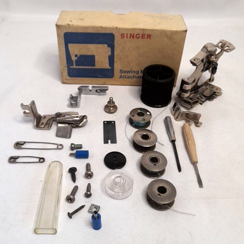 Vintage Lot of Singer Sewing Machine Parts in Box eBay