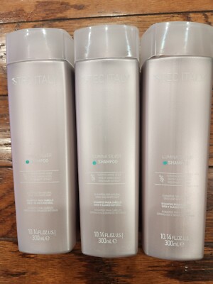 NEW 3TEC ITALY LUMINA SILVER SHAMPOO KERATIN AMINO ACIDS FOR NATURAL & GRAY HAIR