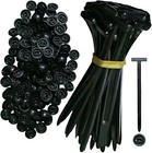Nylon Universal Car Cable Tie Buckle,Locking Zip Ties Holder With Pin & Button