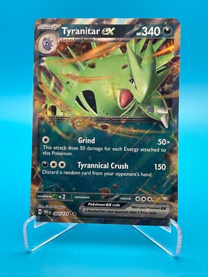 Pokemon TCG Prismatic Evolutions Tyranitar ex 064/131 - NM | eBay Pokemon TCG Prismatic Evolutions Tyranitar ex 064/131 - NM | eBay