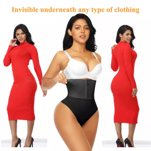 Fajas Thong Women Waist Trainer Body Shaper Butt Lifter High Waist Tummy Control - Picture 11 of 44
