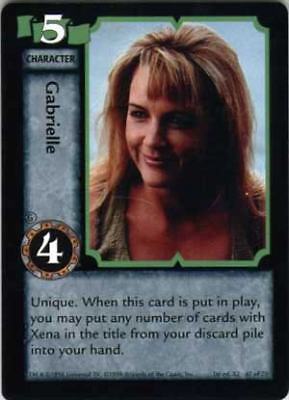 Gabrielle - Battle Cry - Xena TCG - Picture 1 of 1