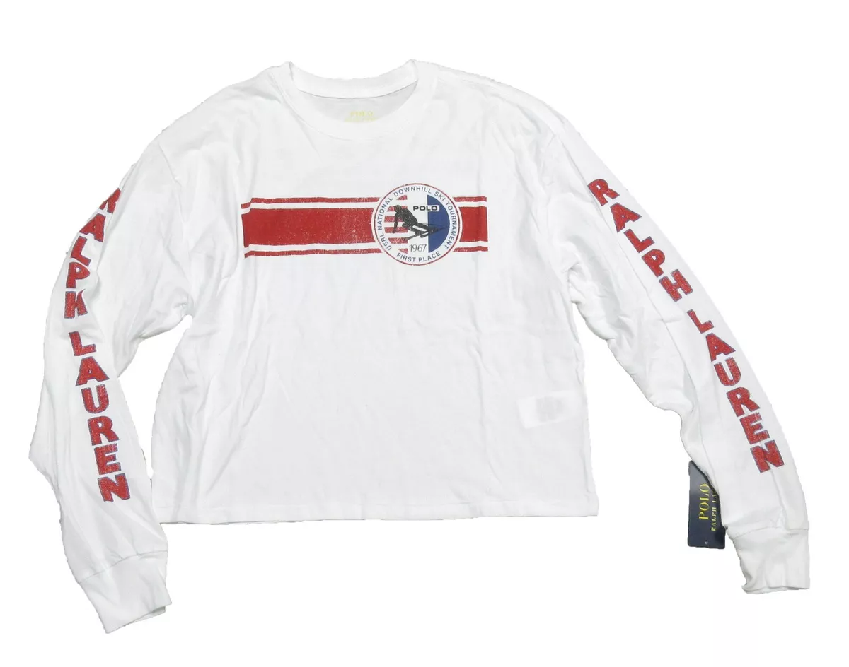 T shirt manche clearance longue ralph lauren femme