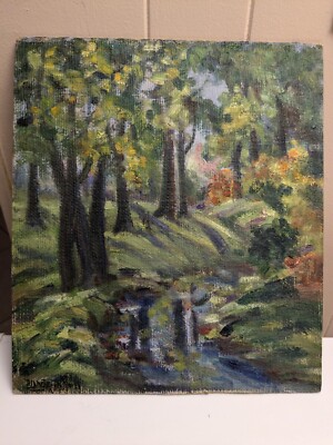 Blanche Fox Morey Painting 1920s to 1940s 12 x 14 No Frame