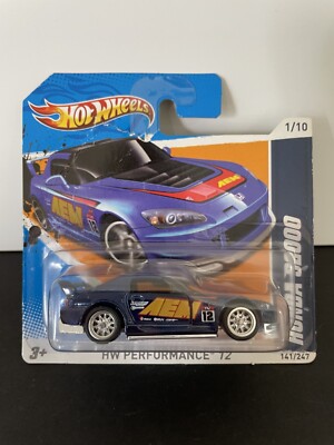 HOT WHEELS HONDA S2000 SUPER TREASURE HUNT SHORT CARD VHTF RARE