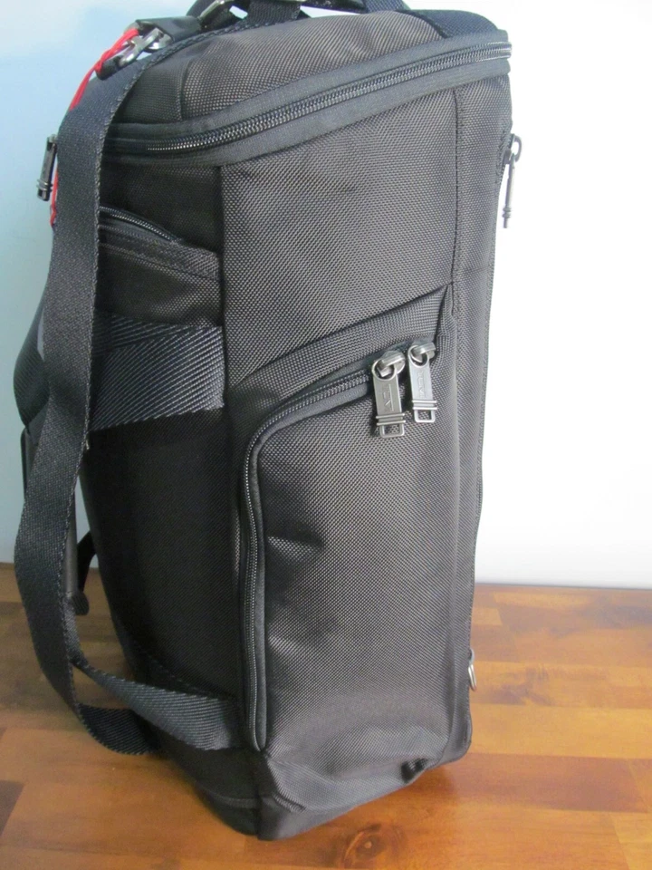TUMI Luggage Evanston Black Carry On Combination Packable Backpack-Duffle, NWT - Image 3 of 4