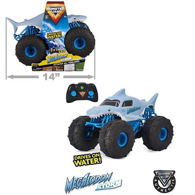 Monster Jam Megalodon Remote Control Truck 1:15 RC Car Drives